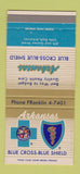 Matchbook Cover Arkansas Blue Cross Blue Shield Little Rock AR 30 Strike SAMPLE