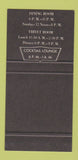 Matchbook Cover - The Ja Rin Restaurant Salt Lake City UT 30 Strike SAMPLE
