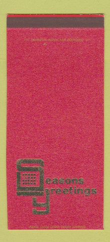 Matchbook Cover - Safeway Credit Union Burlingame CA 30 Strike SAMPLE