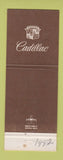 Matchbook Cover - Cadillac Henry Paul Wayne PA Jewel
