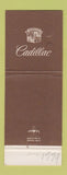 Matchbook Cover - Cadillac Snyder Oldsmobile Phoenixville PA Jewel WEAR