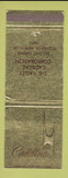 Matchbook Cover - Cadillac Valley Rochester NY Jewel