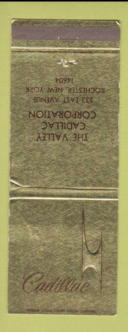 Matchbook Cover - Cadillac Valley Rochester NY Jewel