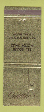 Matchbook Cover - Cadillac Bill Holler Deland FL Jewel
