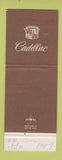 Matchbook Cover - Cadillac Condrin Oldsmobile Altoona PA Jewel