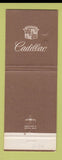 Matchbook Cover - Cadillac BK Daniel Guthrie OK Jewel