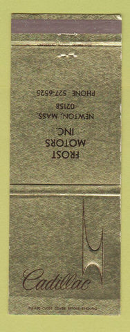 Matchbook Cover - Cadillac Frost Motors Newton MA Jewel