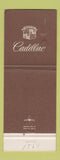 Matchbook Cover - Cadillac County Sales Selinsgrove PA Jewel