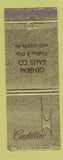 Matchbook Cover - Cadillac General Sales West Chester PA Jewel