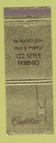Matchbook Cover - Cadillac General Sales West Chester PA Jewel