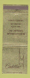 Matchbook Cover - Cadillac McKellar Braun Orlando FL Jewel