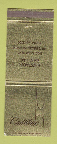Matchbook Cover - Cadillac Hufstader Pittsburgh PA Jewel