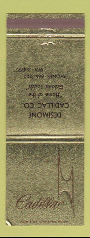 Matchbook Cover - Cadillac Desimone Cherry Hill NJ Jewel