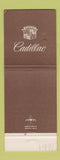 Matchbook Cover - Cadillac Desimone Cherry Hill NJ Jewel
