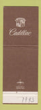 Matchbook Cover - Cadillac Fairfield's Motors Pontiac Rambler Keene NH Jewel