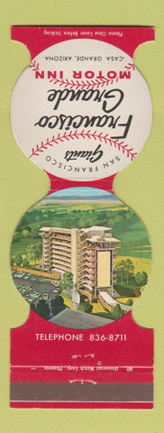 Matchbook Cover - San Francisco Giant's Baseball Motor Inn Casa Grande AZ