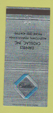 Matchbook Cover - Daniels Cadillac Allentown PA 30 Strike