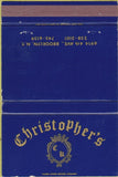 Matchbook Cover - Chrisopher's Brooklyn NY 40 Strike