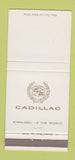 Matchbook Cover - Cadillac Moorhead MN Overvold 30 Strike