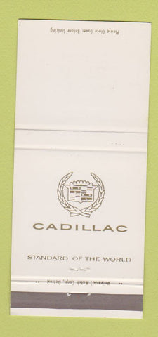 Matchbook Cover - Cadillac Moorhead MN Overvold 30 Strike
