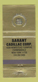 Matchbook Cover - Sarant Cadillac Farmingdale NY 30 Strike