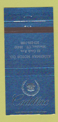 Matchbook Cover - Alderman Motors Cadillac Meriden CT 30 Strike