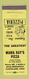 Matchbook Cover - Mama Ray's Pizza Cleveland OH