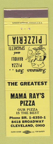 Matchbook Cover - Mama Ray's Pizza Cleveland OH