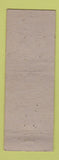 Matchbook Cover - White Mansion WEAR