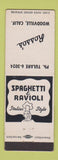 Matchbook Cover - Rosso's Italian Restaurant Woodville CA