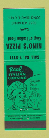 Matchbook Cover - Nino's Pizza Long Beach CA