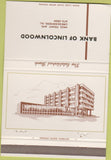 Matchbook Cover - Bank of Lincolnwood IL 40 Strike