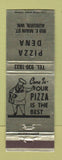 Matchbook Cover - Pizza Den Auburn WA