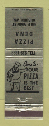 Matchbook Cover - Pizza Den Auburn WA