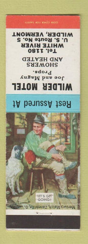 Matchbook Cover - Wilder Motel Wilder VT