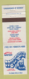 Matchbook Cover - Truck Inn Fernley NV