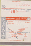 Matchbook Cover - County Metal Supply Inc Fullerton CA 40 Strike