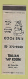 Matchbook Cover - Trojan Tap Room Troy NY