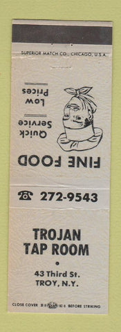 Matchbook Cover - Trojan Tap Room Troy NY