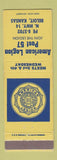 Matchbook Cover - American Legion Beloit KS
