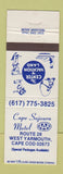 Matchbook Cover - Cape Sojourn Motel West Yarmouth MA Cape Cod