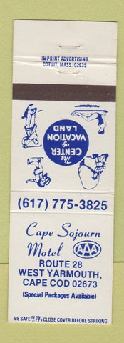 Matchbook Cover - Cape Sojourn Motel West Yarmouth MA Cape Cod