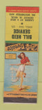 Matchbook Cover - Bill Heid Service Shell oil gas pinup Detroit MI #1