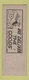 Matchbook Cover - Service Cleaners pinup SAMPLE