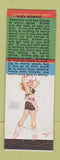 Matchbook Cover - Petty pinup Why Worry ?