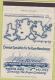 Matchbook Cover - Fleetwood Manufacturing Chemists Webster MA 40 Strike