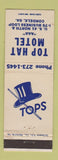 Matchbook Cover - Top Hat Motel Cordele GA