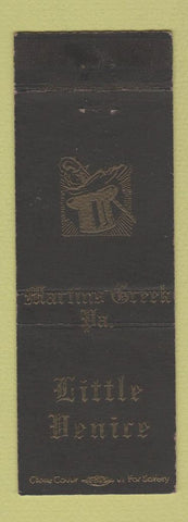 Matchbook Cover - Little Vence Martins Creek PA
