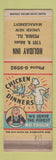 Matchbook Cover - Holiday Inn Peoria IL WEAR