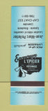 Matchbook Cover - Jean Marc Pelletier Cap Chat QC